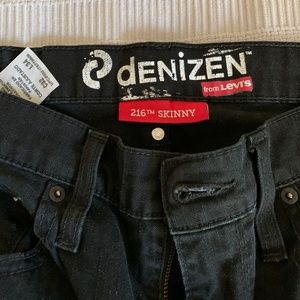 Men's Black Jeans - Denizen from Levi's 216 Skinny